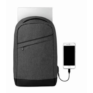 Mochila antirrobo personalizable poliéster 600D compartimento para portátil de 13